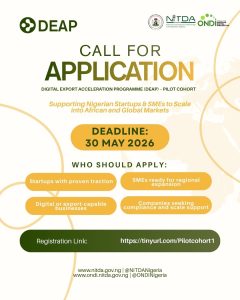 Apply for NITDA’s Digital Export Acceleration Programme 2026