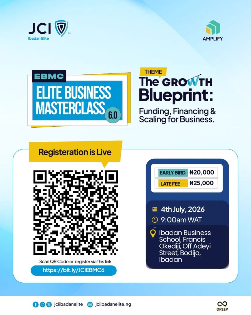 Be at JCI Ibadan Elite’s EBMC 6.0 on July 4th
