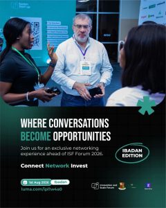 Be at the ISF Ibadan Startups Mixer This August