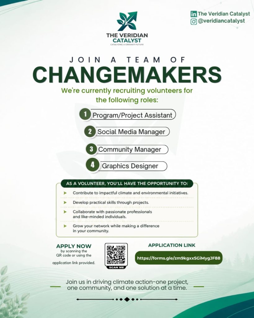 Be Part of  TVC’s Climate Change Movement