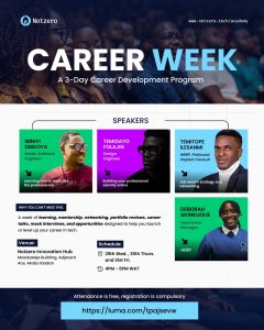 Be Part of Notzero’s High Impact Career Sessions
