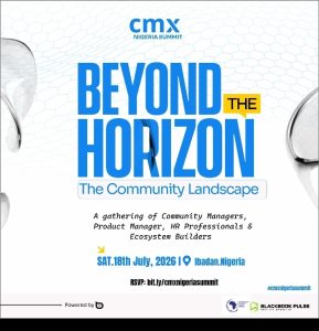 Be at CMX Connect Summit in Ibadan on July 18