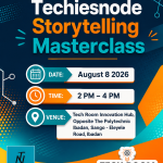 TechRoom Innovation Hub Hosts Our First Storytelling Masterclass Event