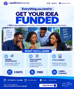 Get The Funding Your Startup Idea Needs This October