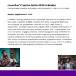 CREATIVE PATHS 2026 IS COMING TO IBADAN